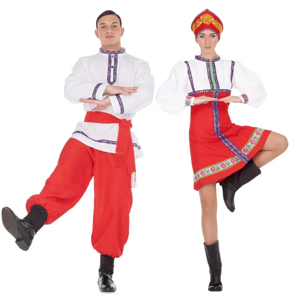 Disfraces en Pareja de Rusos Tradicionales Rusos Disfraces Simon