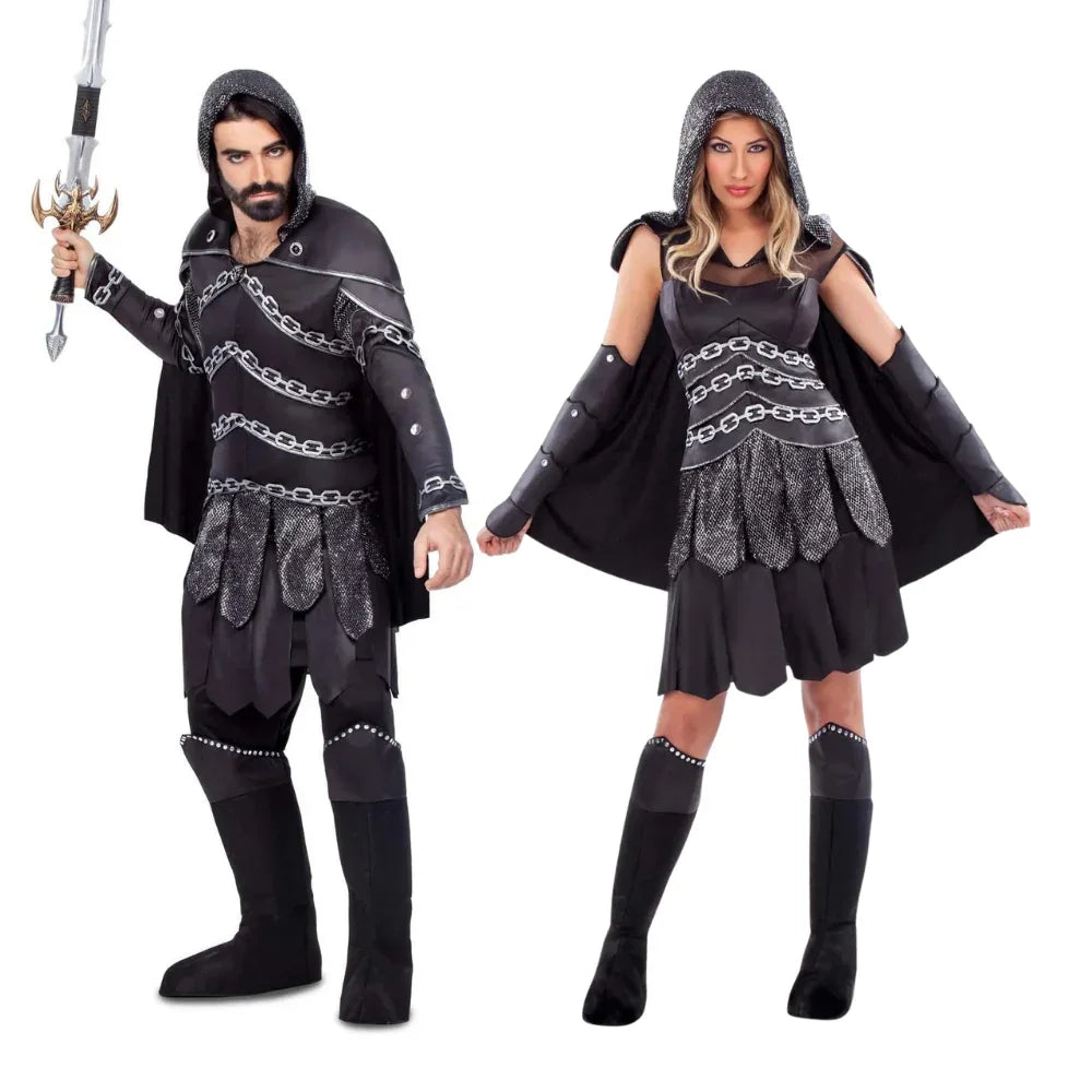 Disfraces en Pareja de Guerrero Medieval Tenebroso Medievales Disfraces Simon
