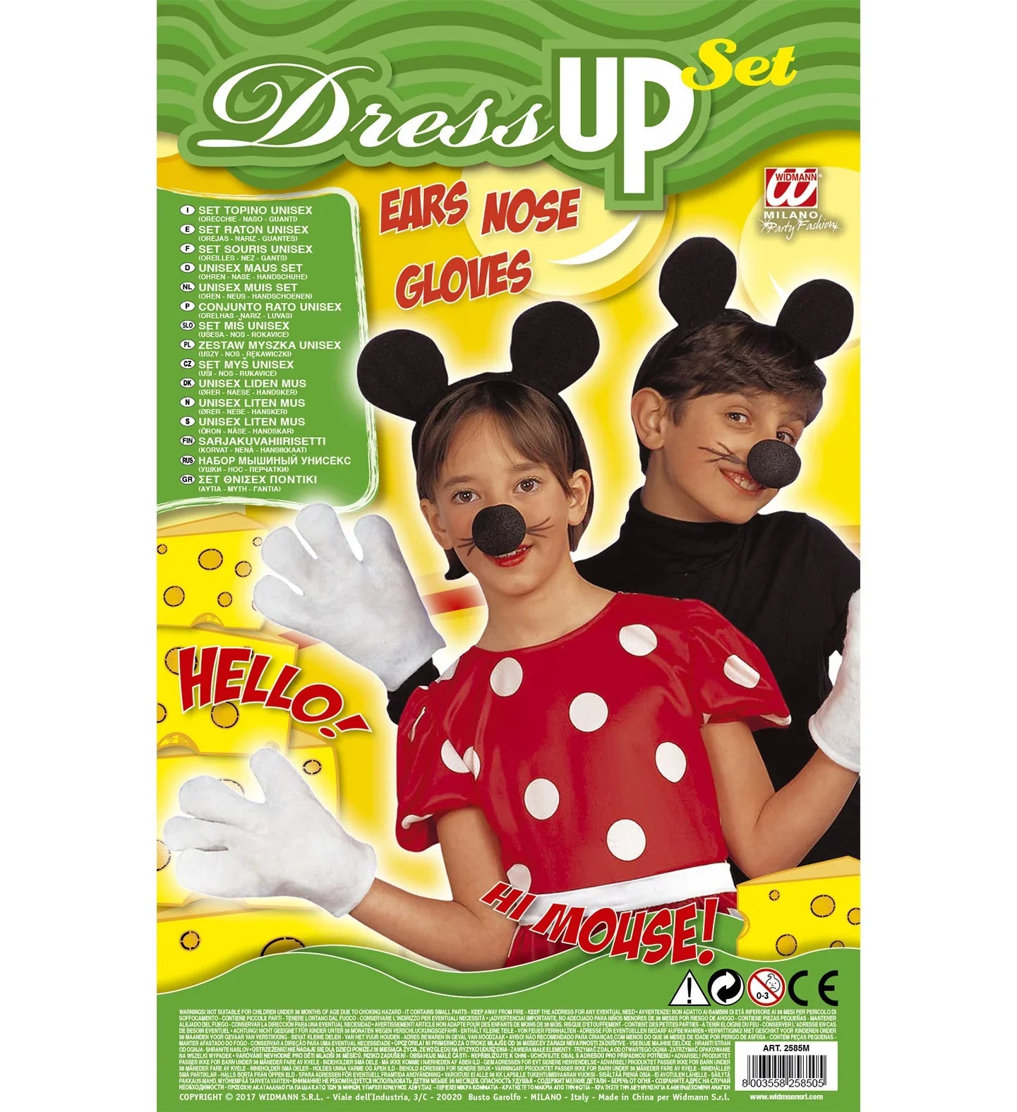 Set de Ratón Infantil COMPLEMENTOS Widmann