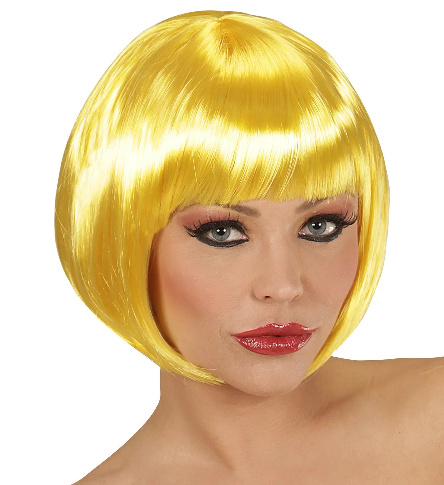 Peluca Media Melena Amarilla COMPLEMENTOS Widmann