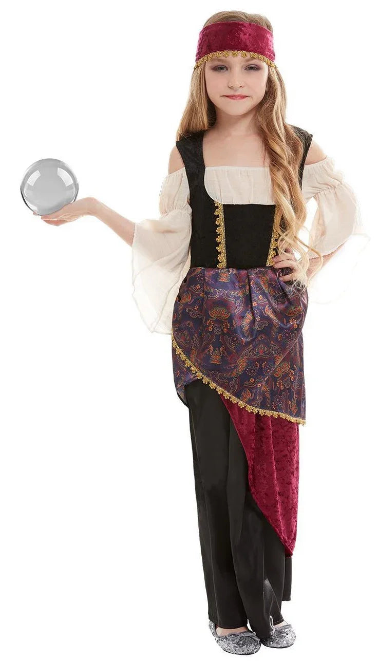 Disfraz de Adivina Gitana para Niña Circo Smiffys