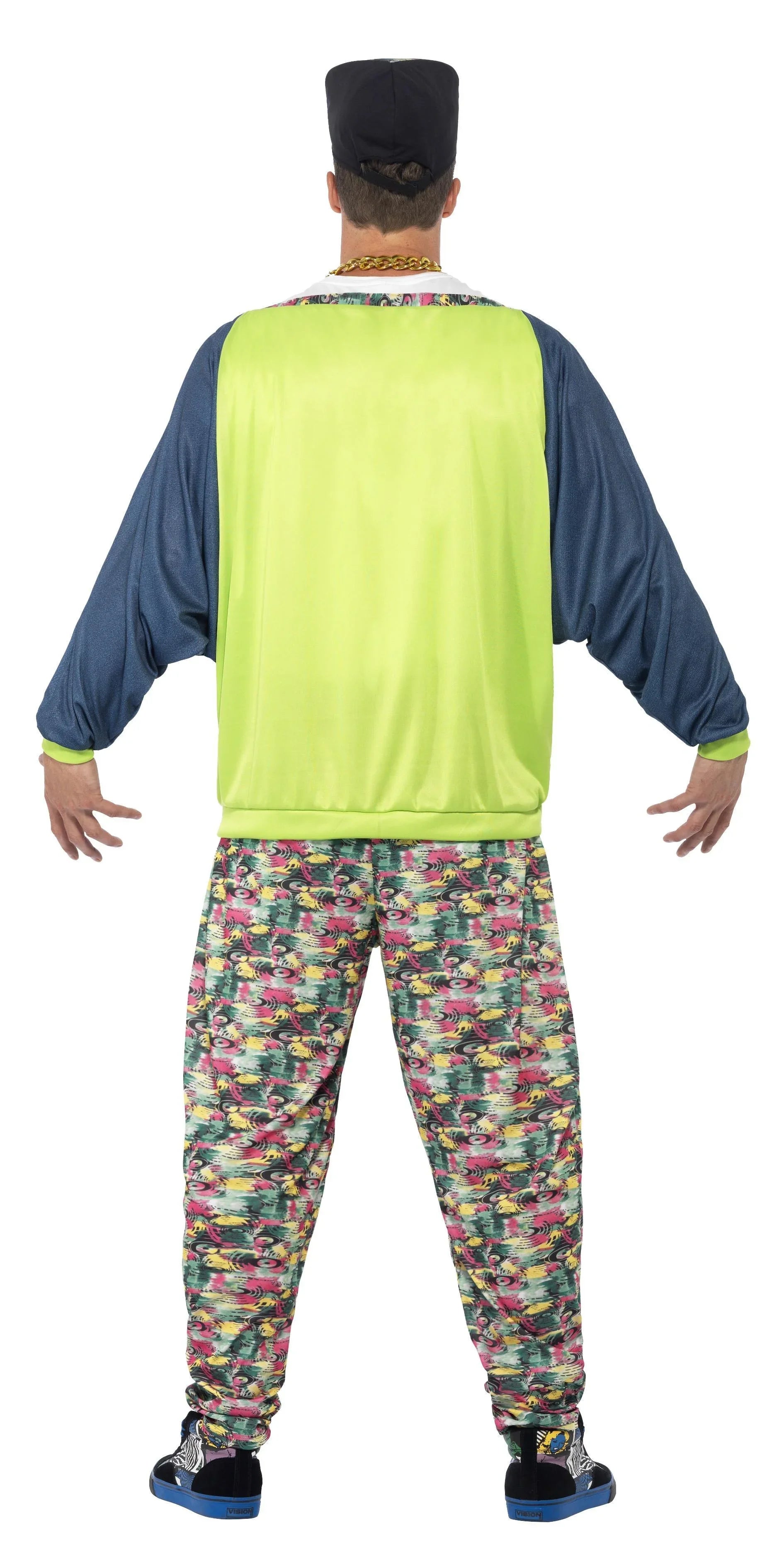 Disfraz de Rapero Hip Hop Años 80 para Hombre Años 80 Smiffys