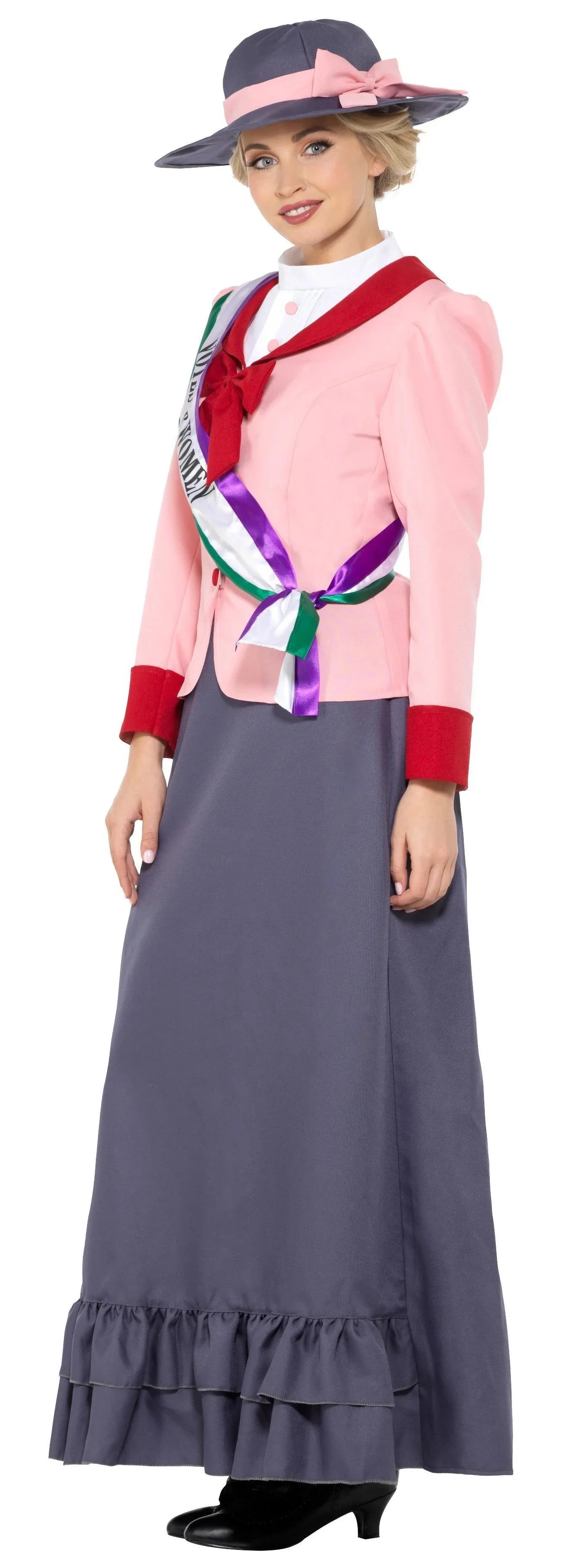 Disfraz de Sufragista Victoriana para Mujer Venecianos y de Época Smiffys