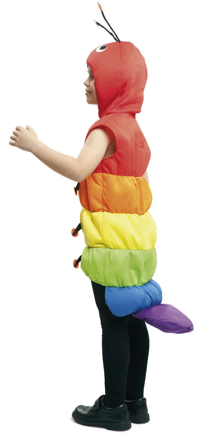 Disfraz de Gusano Multicolor Infantil Gusanos Viving
