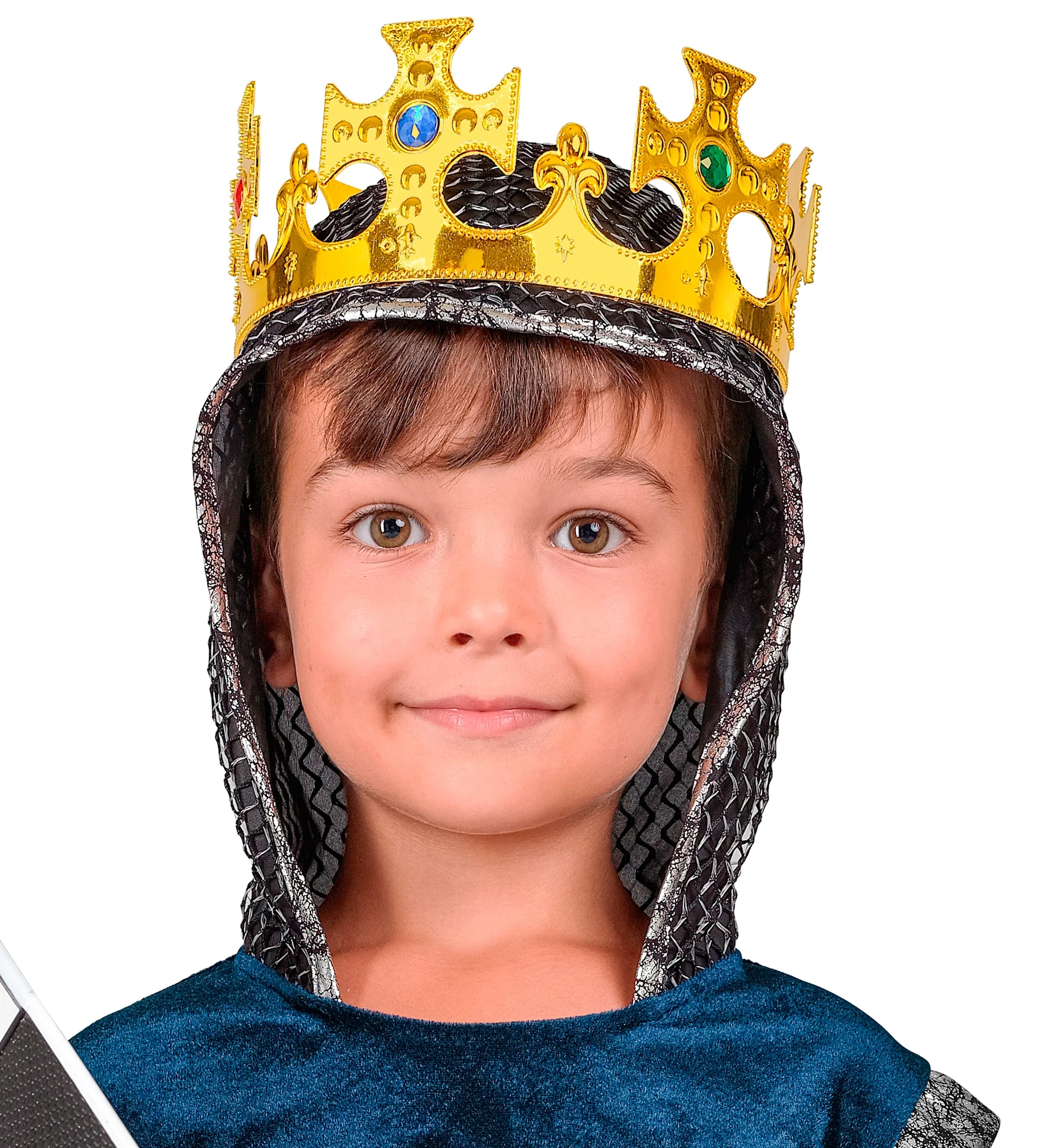 Corona Dorada de Rey con Pedrería Coronas y Tiaras Widmann