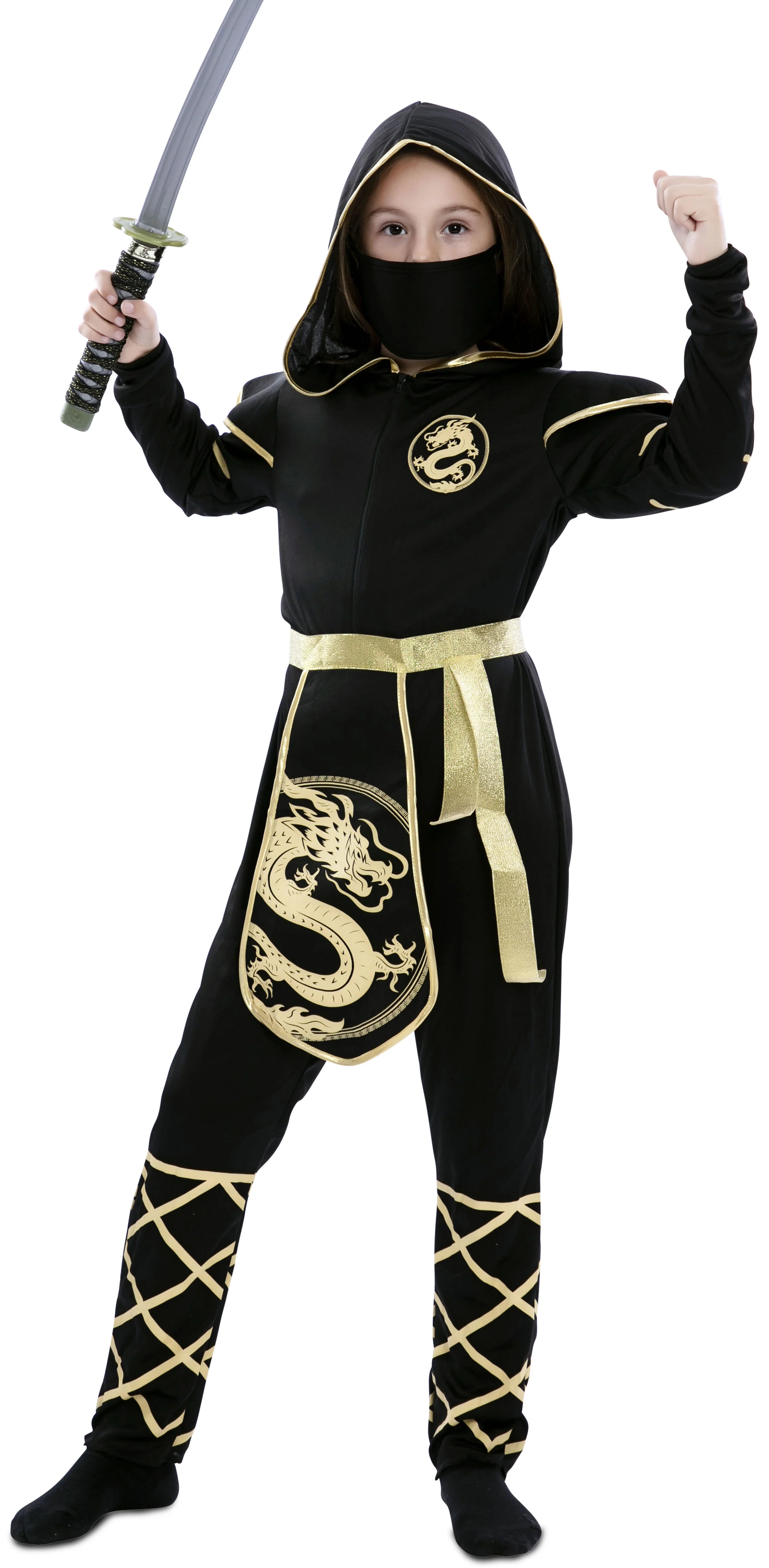 Disfraz de Guerrera Ninja para Niña Ninjas EuroCarnavales