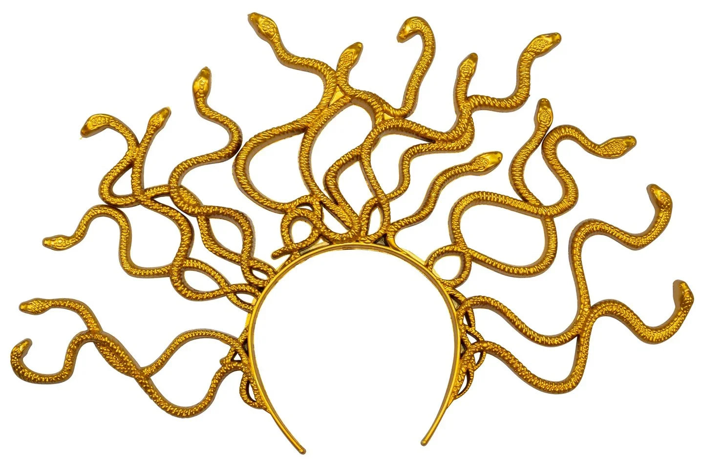 Diadema de Medusa con Serpientes Doradas Complementos Romanos y Griegos Widmann