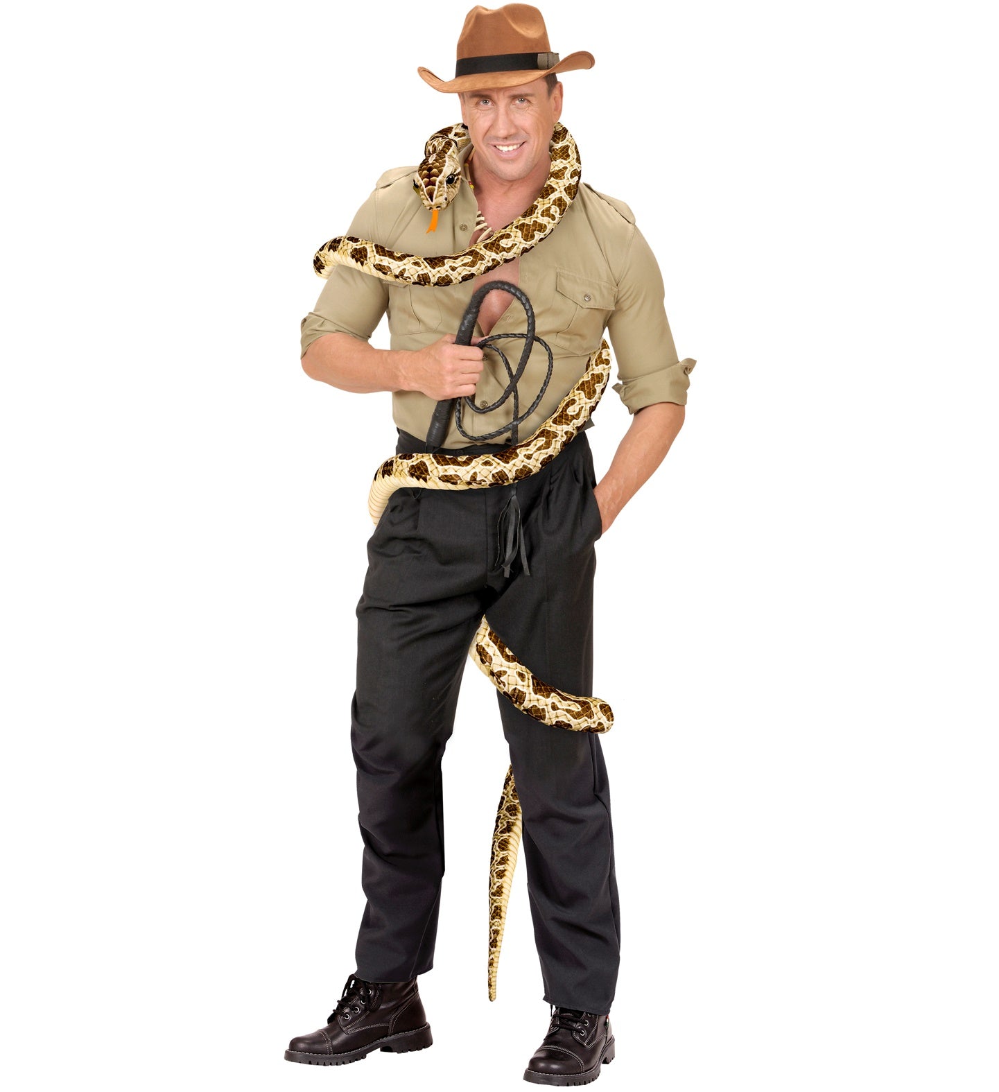Serpent python en peluche de 200 cm