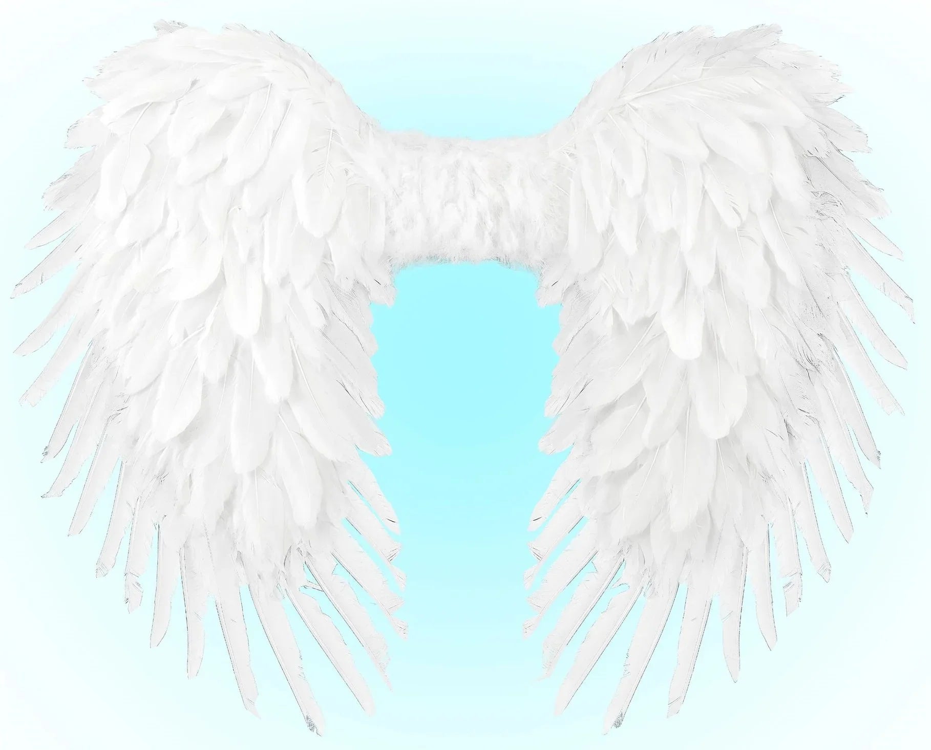 Alas Grandes de Ángel Celestial con Plumas Blancas Alas Widmann