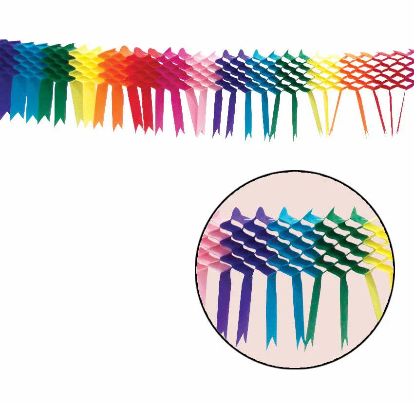 Guirnalda de Papel Multicolor 3 metros Decoración Guirca