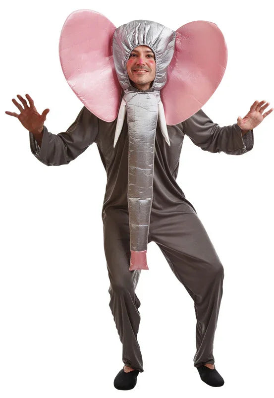 Disfraz de Elefante con Trompa para Adulto Elefante El Rey del Carnaval