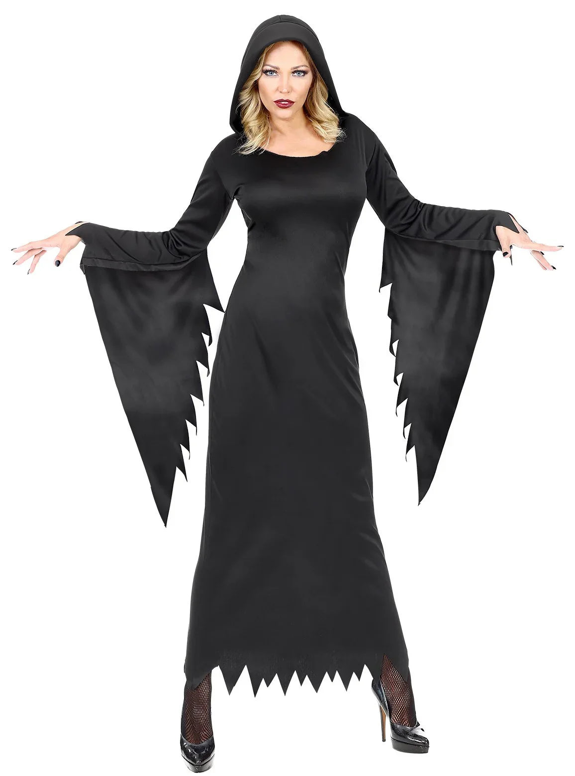 Disfraz de La Muerte con Túnica Negra para Mujer La Muerte Widmann
