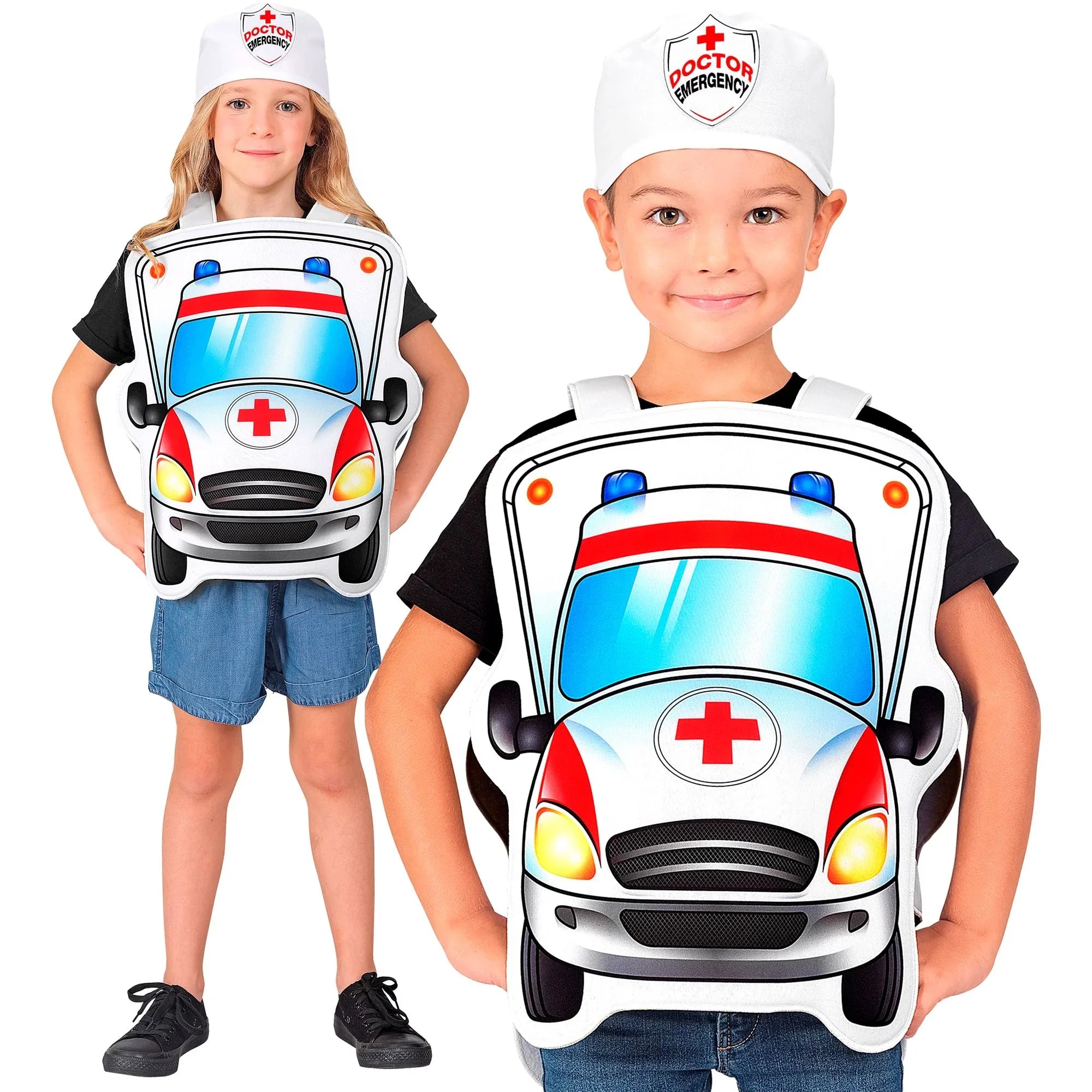 Disfraz de Médico con Ambulancia Infantil Médicos y Enfermeras Infantiles Widmann