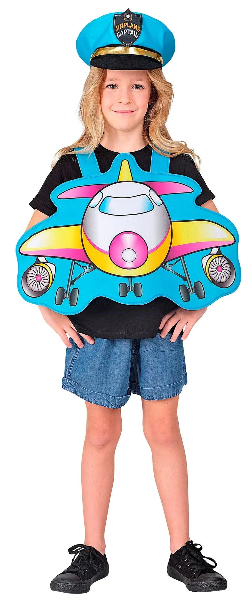 Disfraz de Piloto con Avión Comercial Infantil Pilotos y Aviadores Widmann