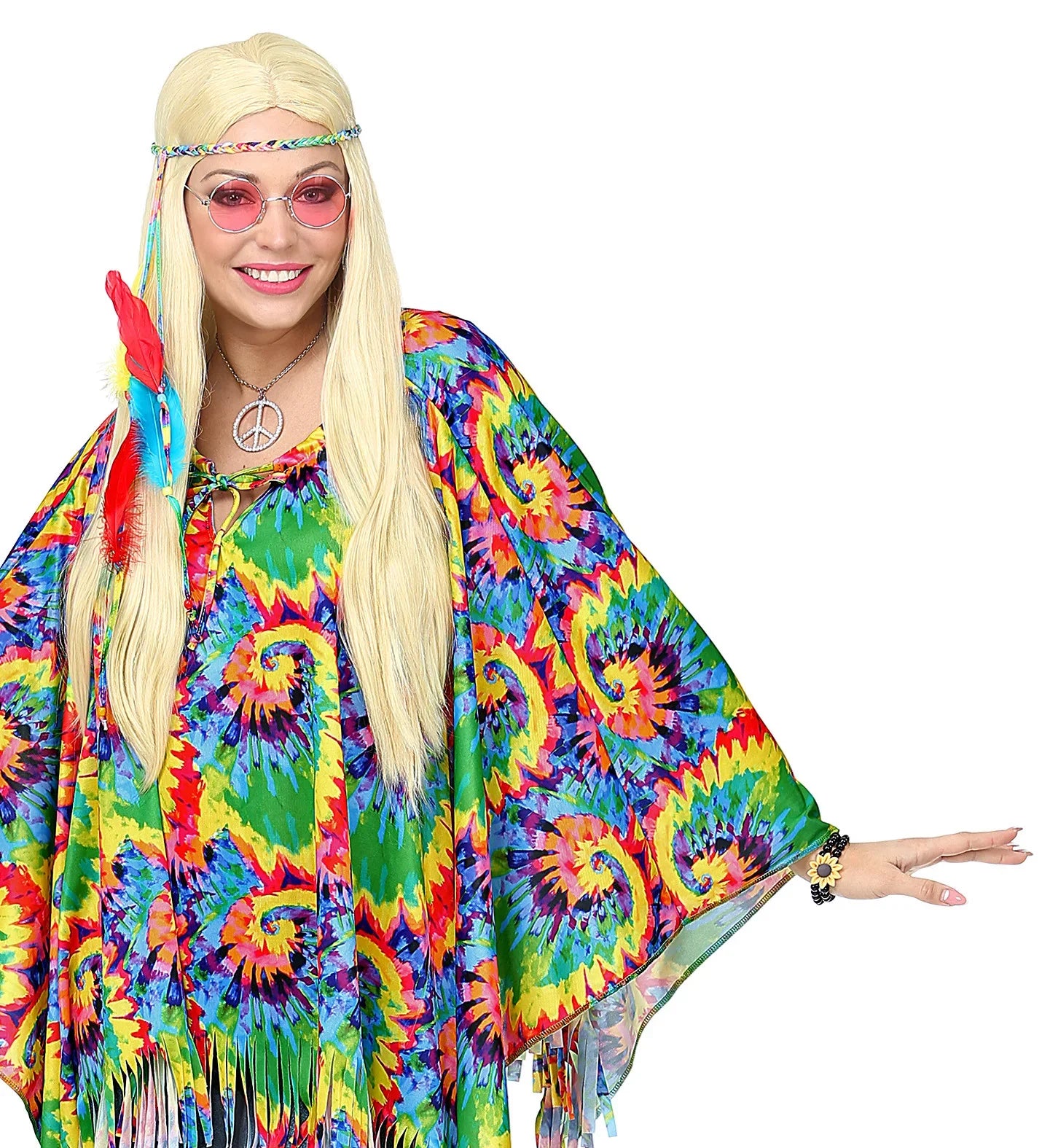 Pulsera Hippie de Perlas Negras y Girasol Complementos Hippies Widmann