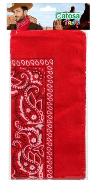 Pañuelo Bandana Rojo de Vaquero Complementos Vaqueros Atosa