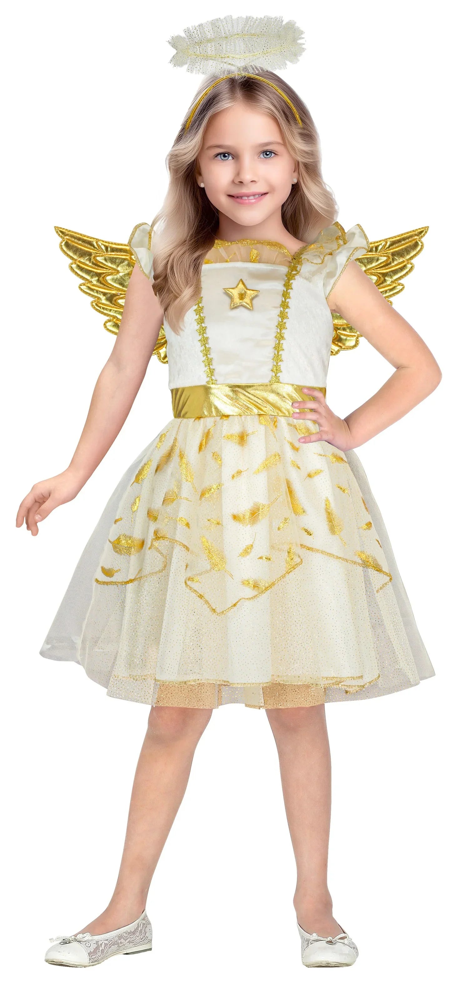 Disfraz de Ángel Celestial para Niña Ángeles Widmann