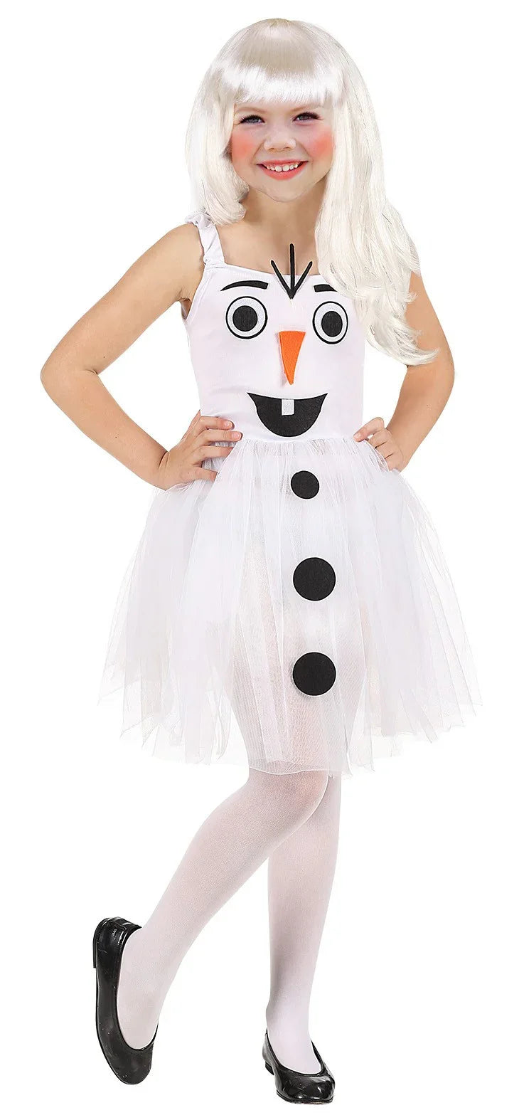 Disfraz de Muñeco de Nieve con Tutú para Niña Muñecos de Nieve Widmann