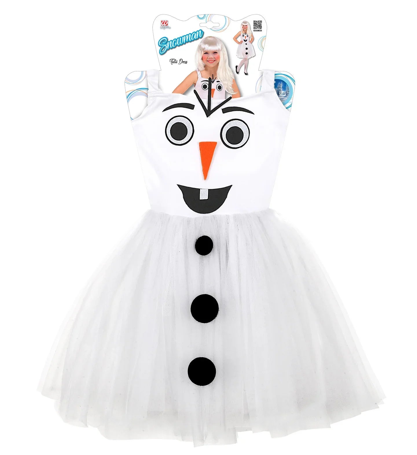 Disfraz de Muñeco de Nieve con Tutú para Niña Muñecos de Nieve Widmann