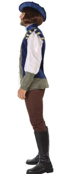 Disfraz de Navegante Cristóbal Colón para Hombre Medievales Atosa