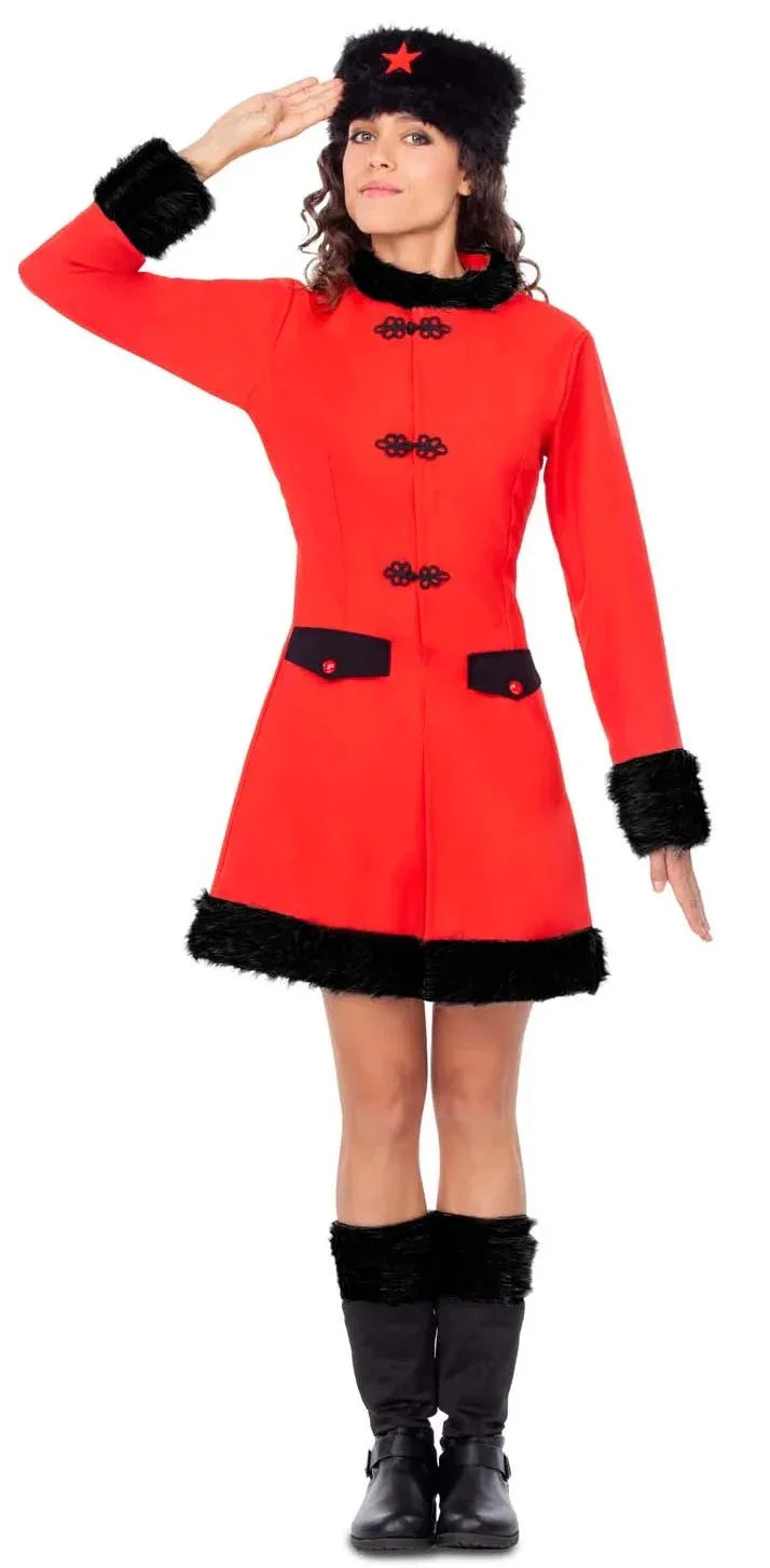 Disfraz de Rusa Soviética para Mujer Rusos Viving