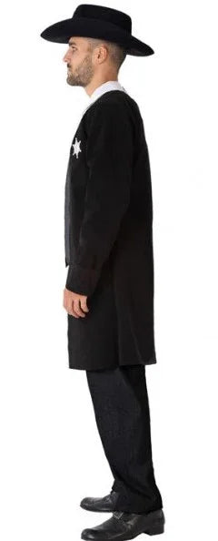 Disfraz de Sheriff Negro para Adulto Vaquero Atosa