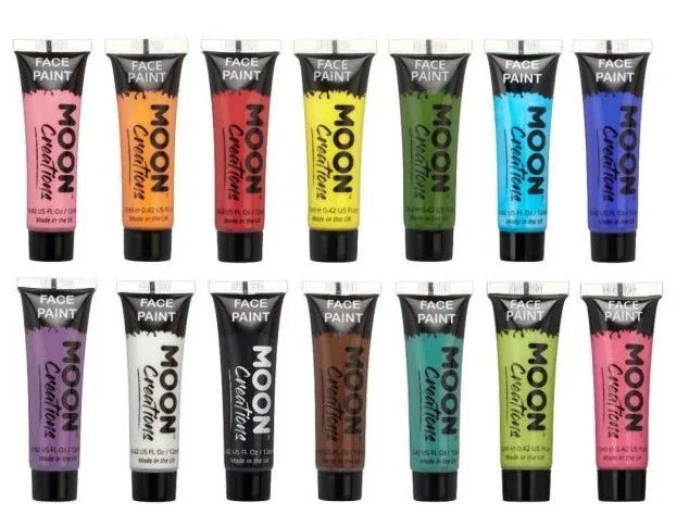 Pintura en Crema para Cara y Cuerpo en Colores Maquillaje en Crema Smiffys