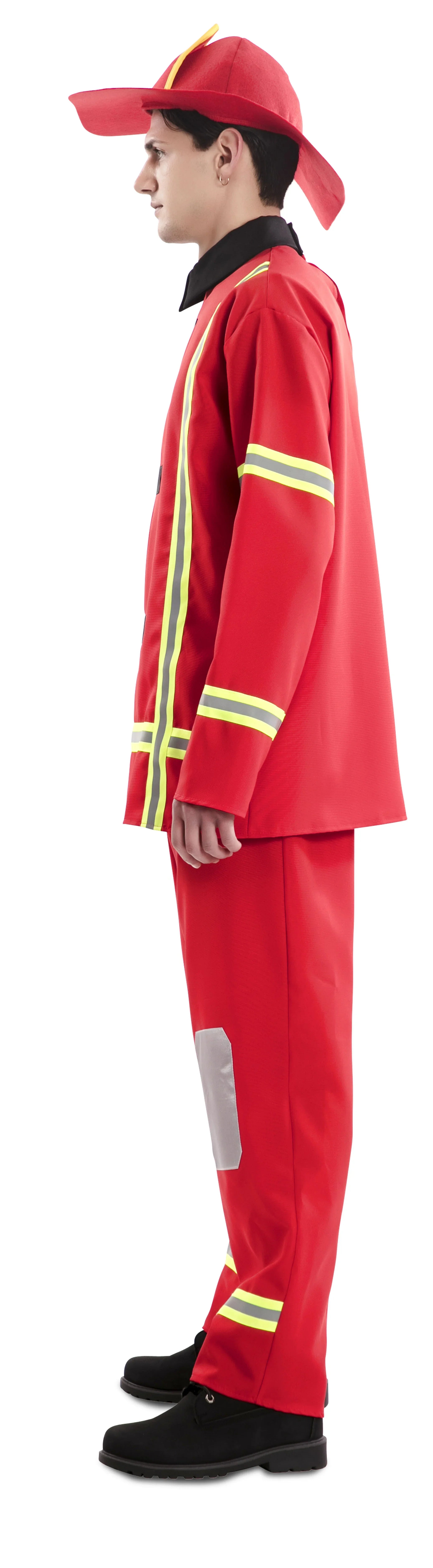 Disfraz de Bombero Rojo para Adulto Bombero EuroCarnavales