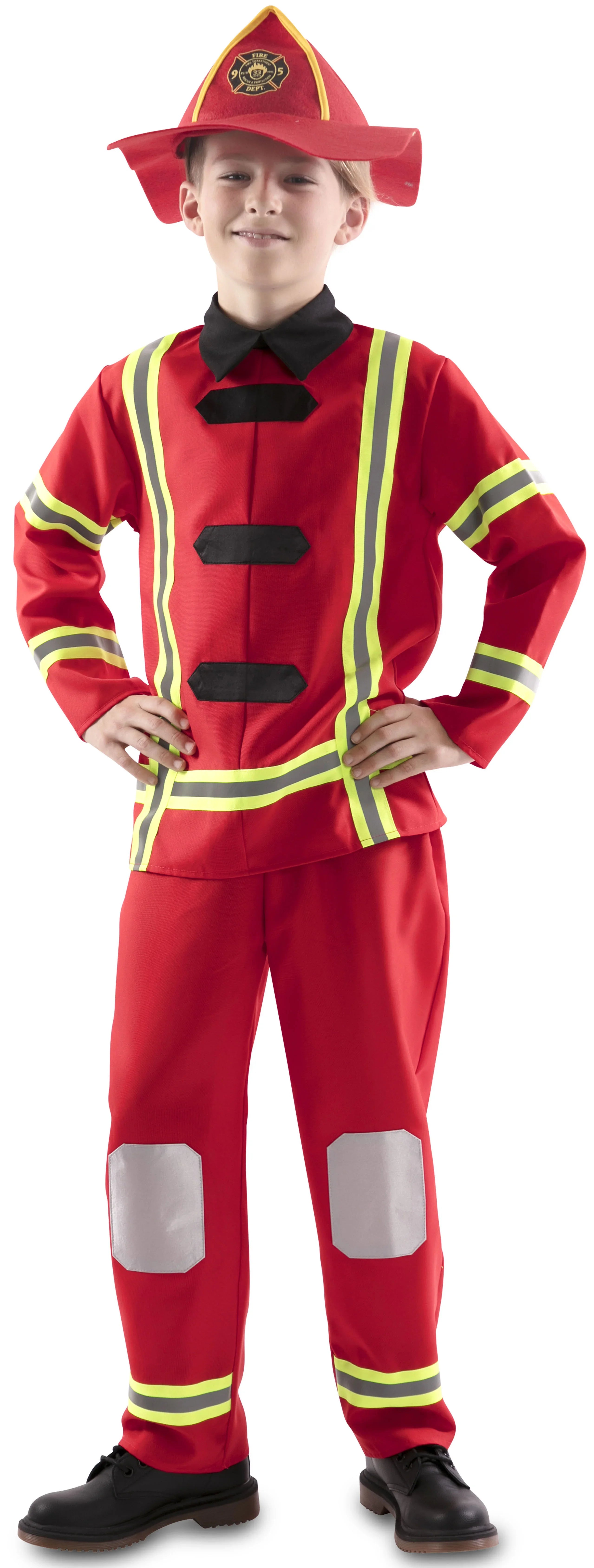 Disfraz de Bombero Rojo Infantil Bombero EuroCarnavales