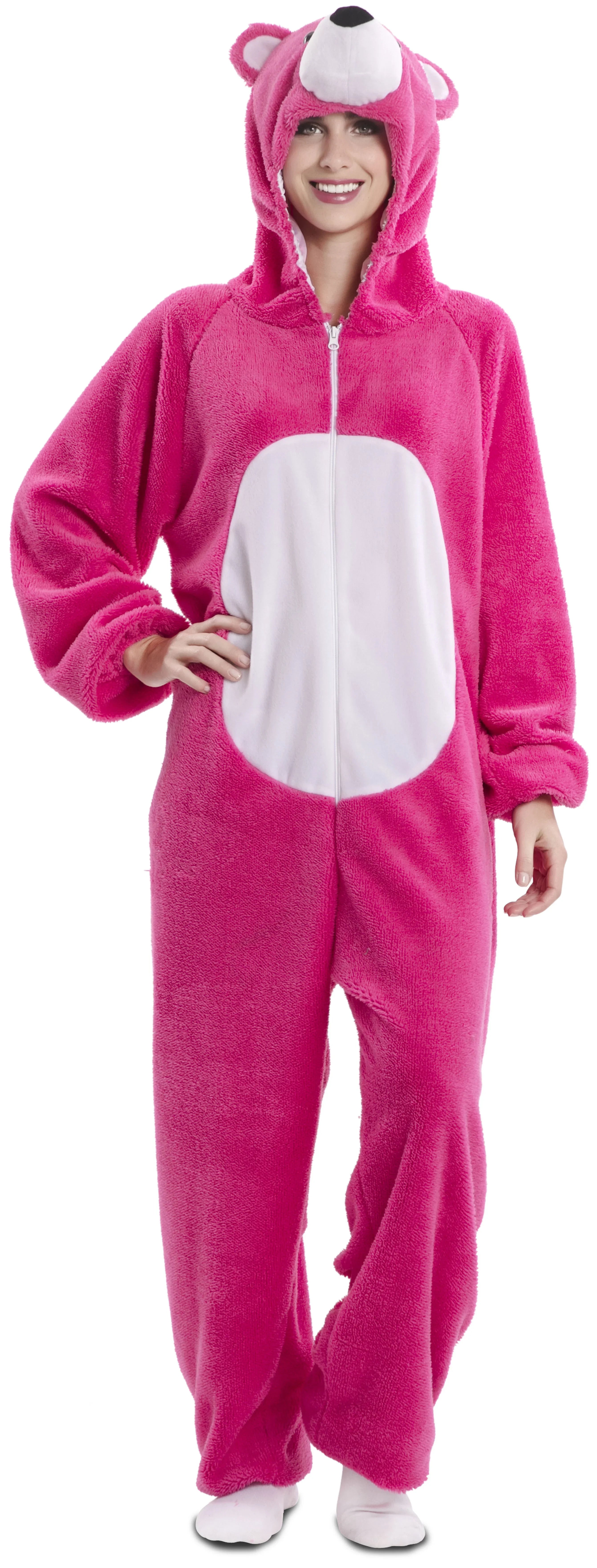 Disfraz de Oso Rosa para Adulto Oso Pardo, Panda y Polar EuroCarnavales