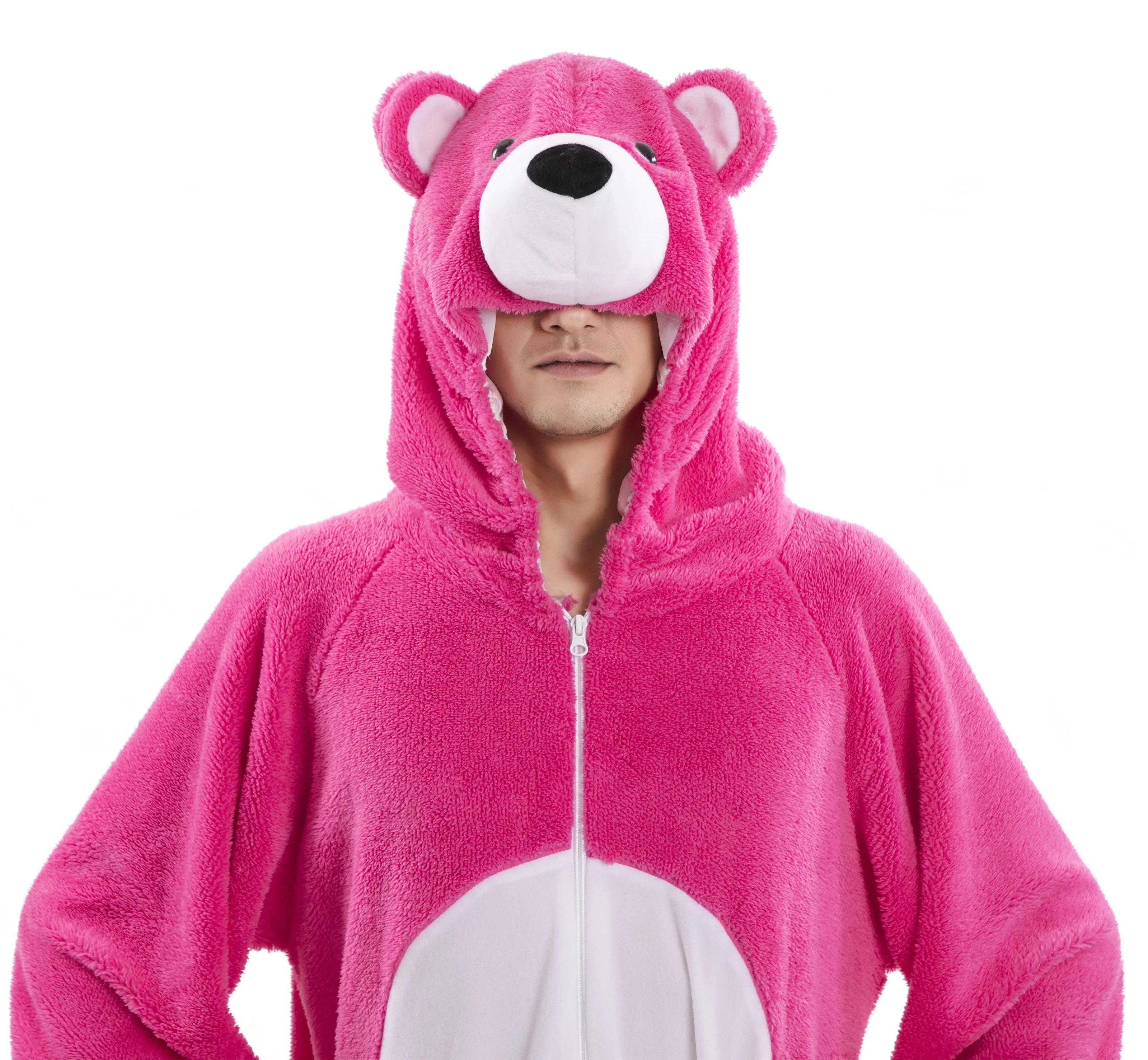 Disfraz de Oso Rosa para Adulto Oso Pardo, Panda y Polar EuroCarnavales
