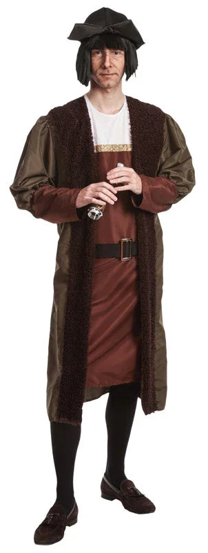 Disfraz de Descubridor Cristóbal Colón para Adulto Medievales El Rey del Carnaval