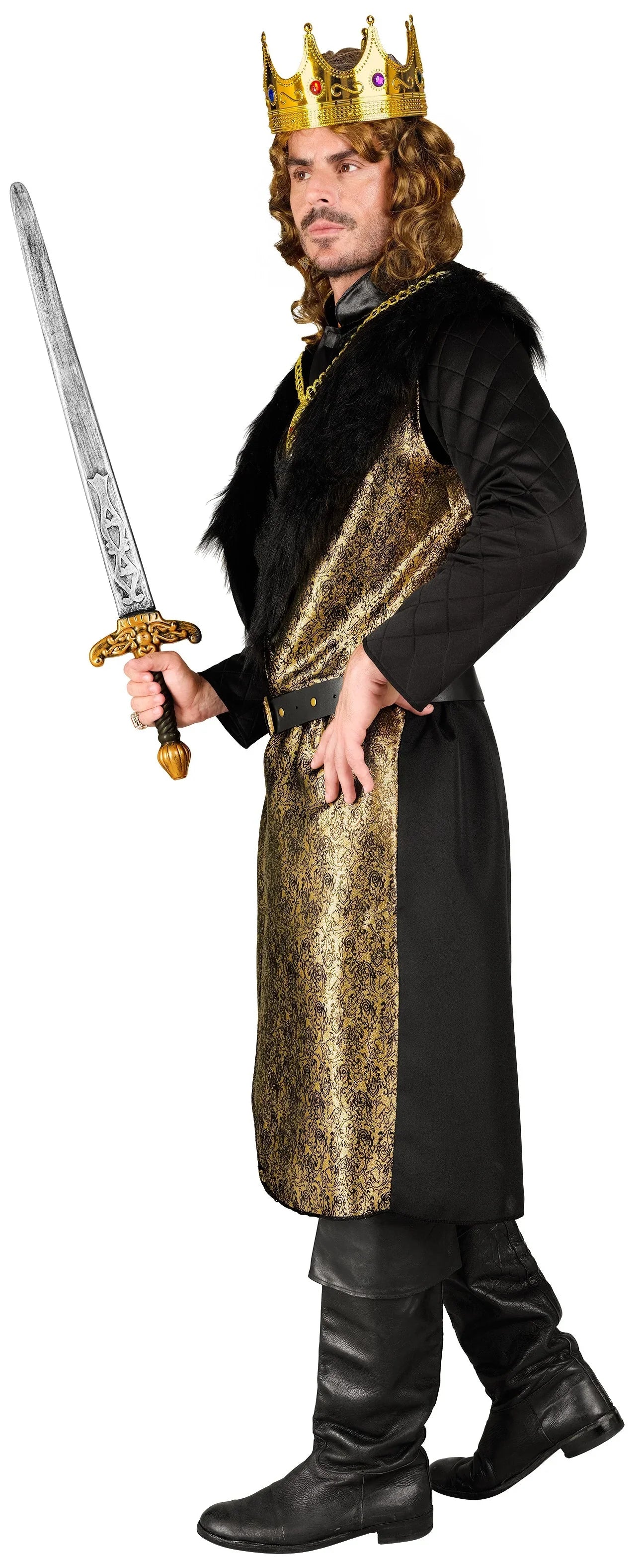 Disfraz de Rey Medieval con Medallón para Hombre Reyes y Reinas Medievales Widmann
