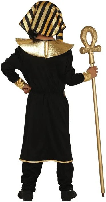 Disfraz de Faraón Negro para Niño Egipcio Guirca