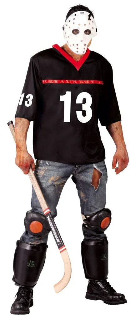 Disfraz de Jugador Hockey Asesino para Hombre Disfraces Halloween Guirca