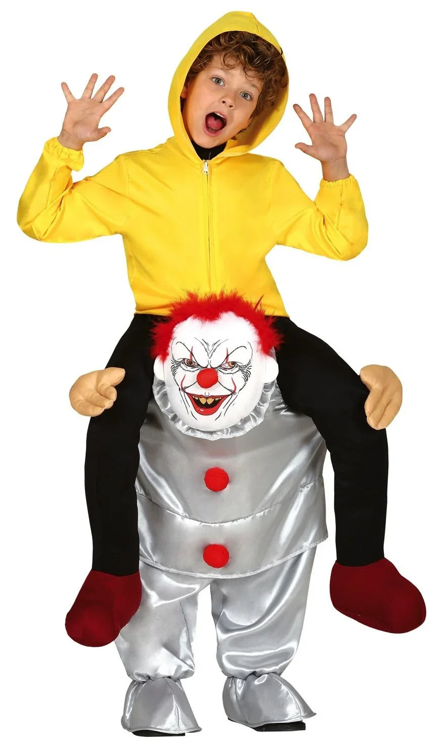 Disfraz a Hombros del Payaso Penny para Niño Pennywise Guirca