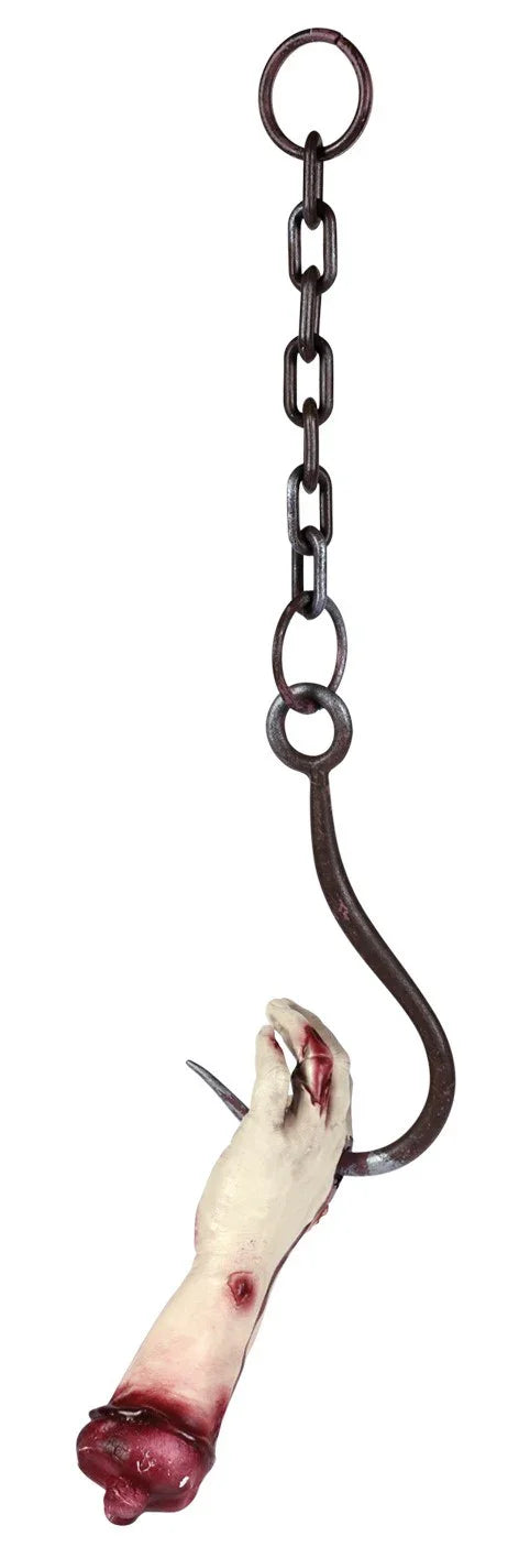 Gancho con Mano Cortada para Colgar Decoración Halloween EuroCarnavales