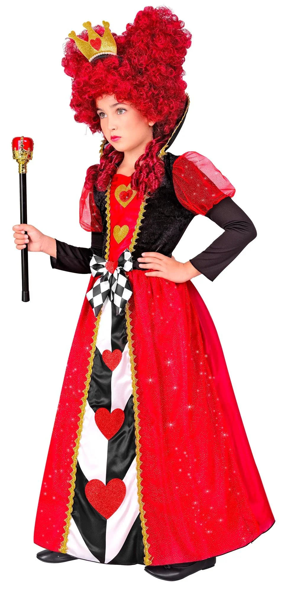 Disfraz de Reina de Corazones Estilosa Infantil Reina de Corazones Widmann