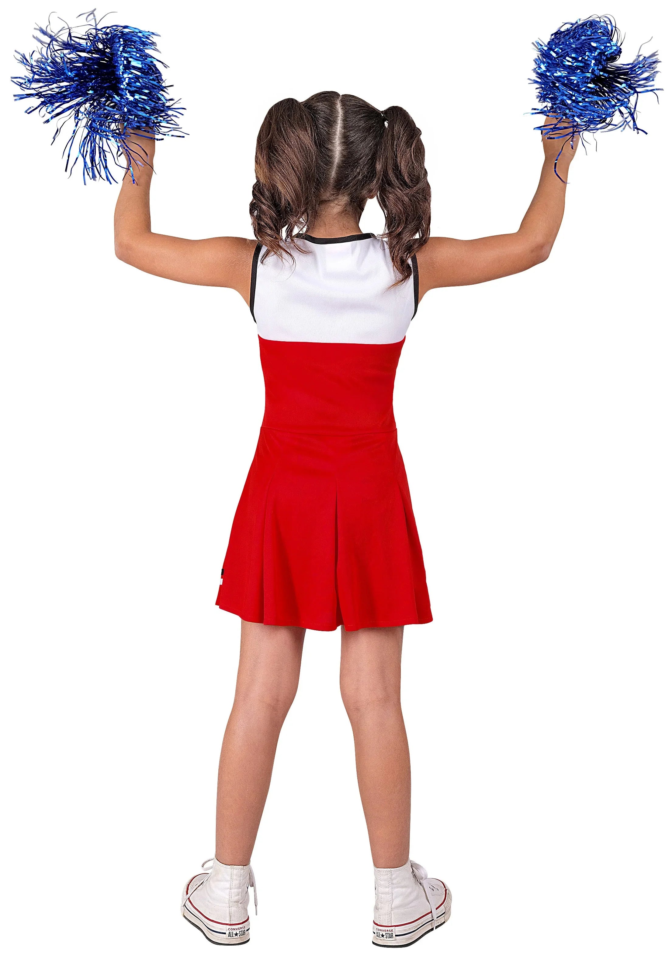 Disfraz de Cheerleader Rojo y Blanco para Niña Animadoras Widmann