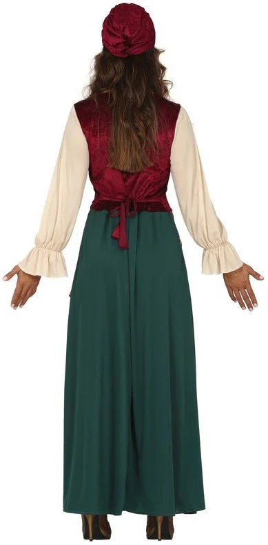 Disfraz de Zíngara Adivina para Mujer Gitanas Guirca