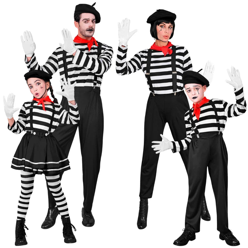 Disfraces para Grupo de Mimo Clásico Mimo Disfraces Simon