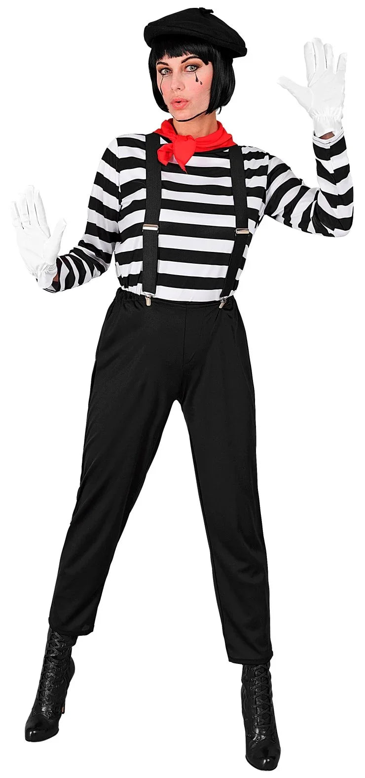 Disfraz de Mimo Clásico para Mujer Mimo Widmann