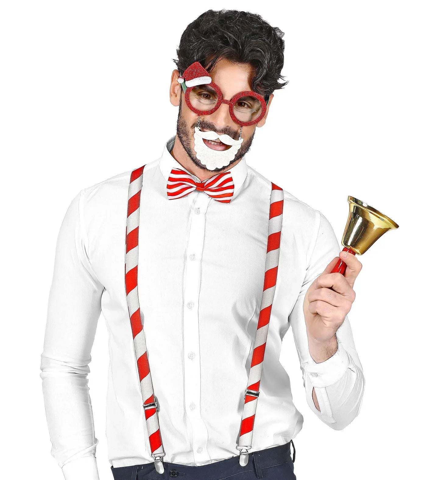 Kit de Papá Noel con Gafas , Pajarita y Tirantes Papa Noel y Mama Noel Widmann