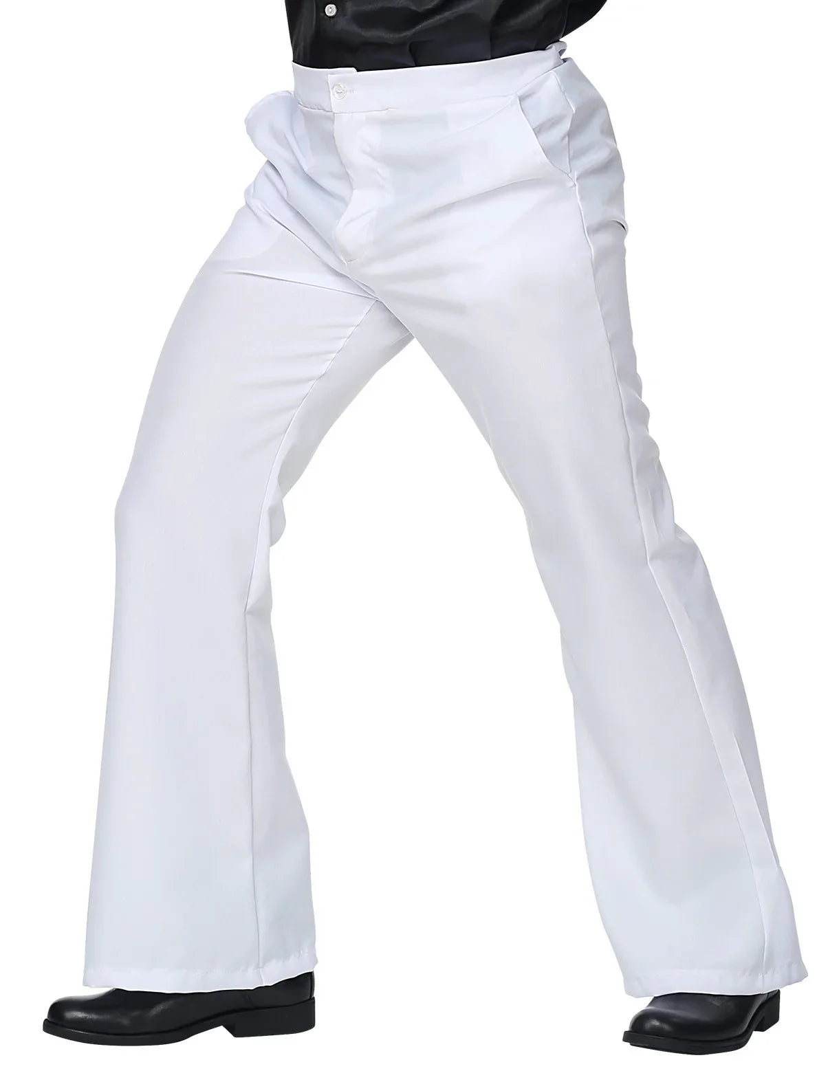 Pantalón de Campana Disco Blanco para Hombre Disco Widmann