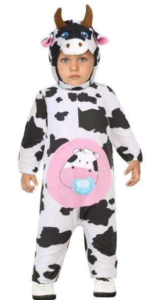 Disfraz de Vaca con Cuernos para Bebé Vaca y Toro Atosa