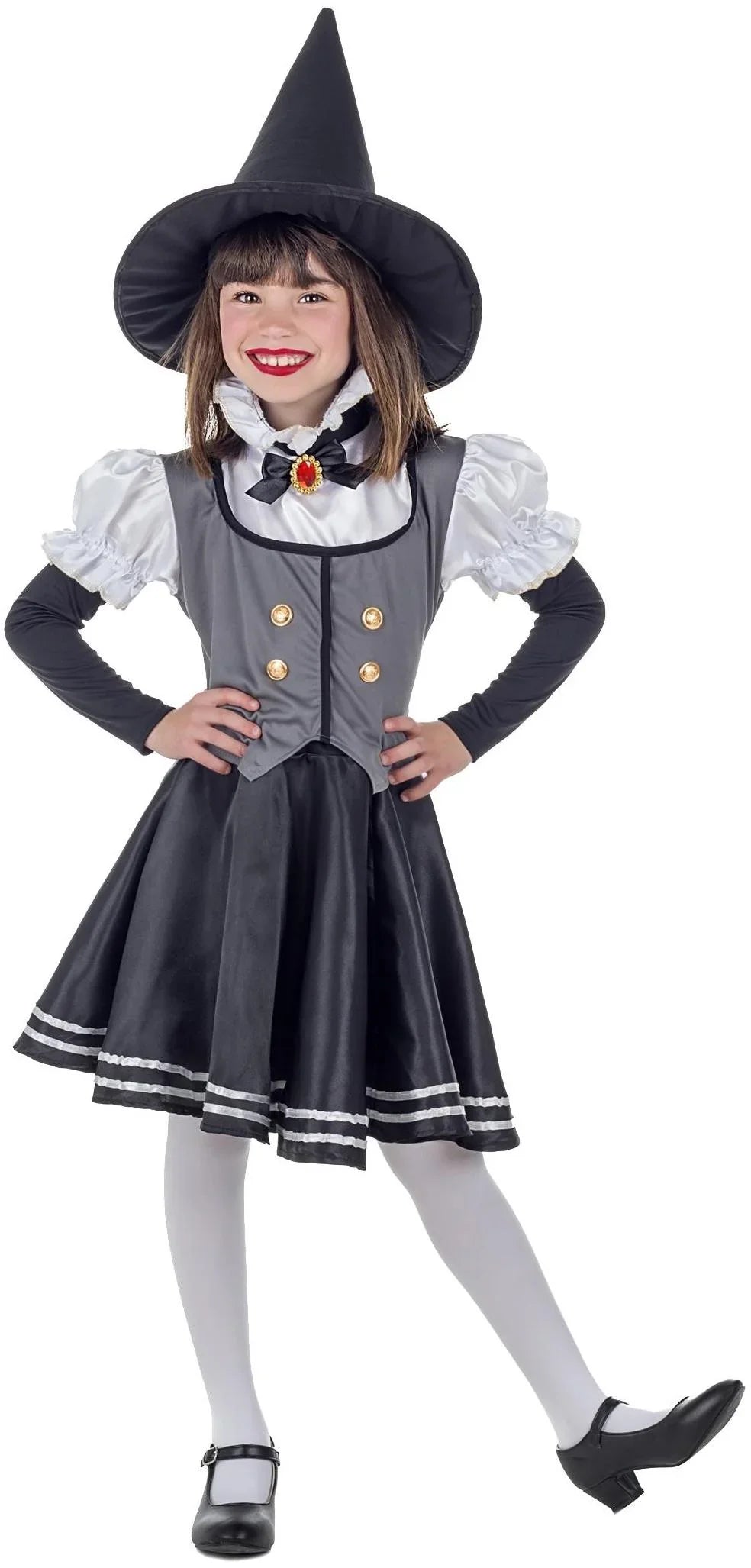 Disfraz de Bruja Vintage para Niña Brujas Kimokawaii