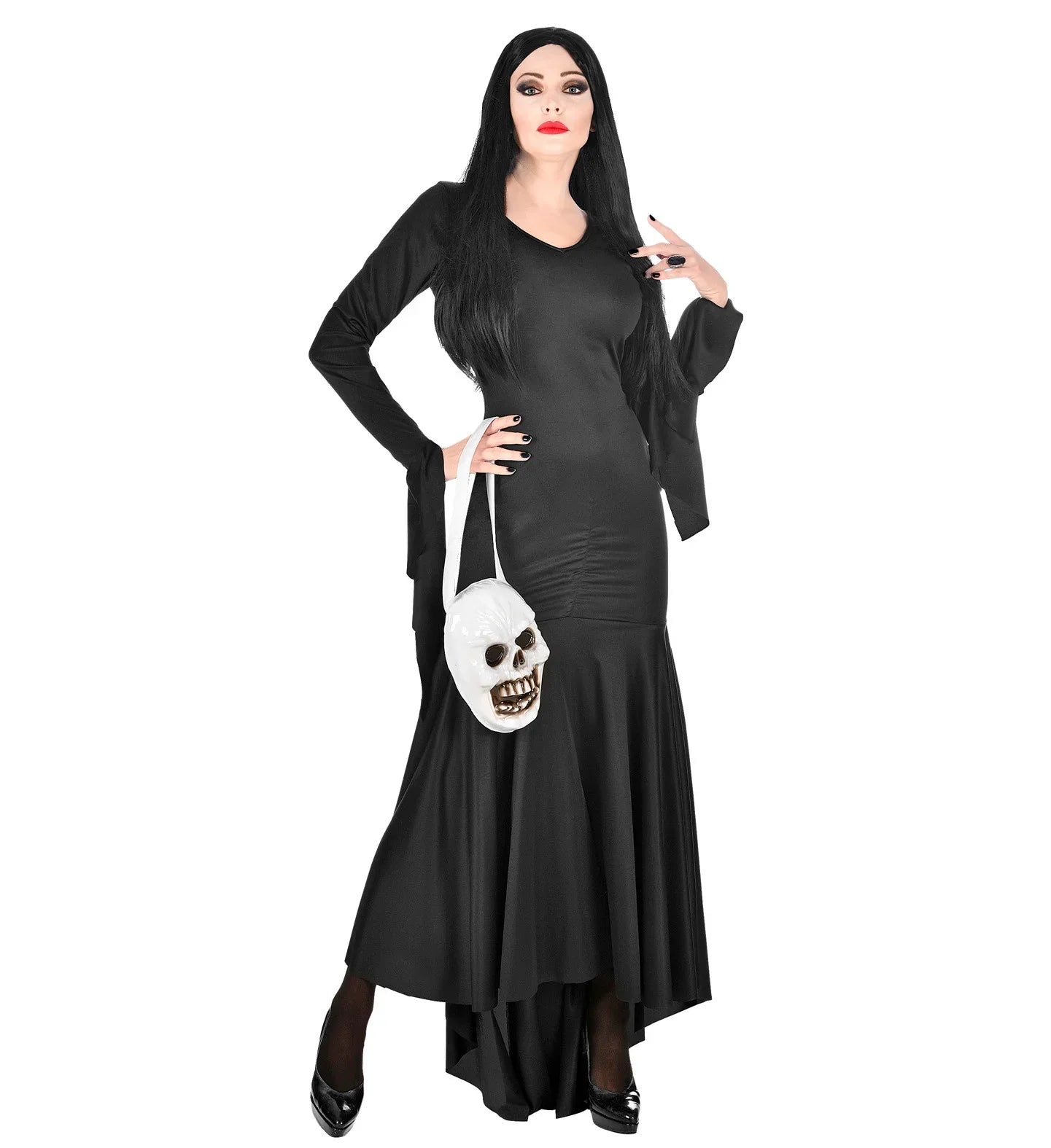 Disfraz de Morticia Elegante para Mujer Morticia Addams Widmann