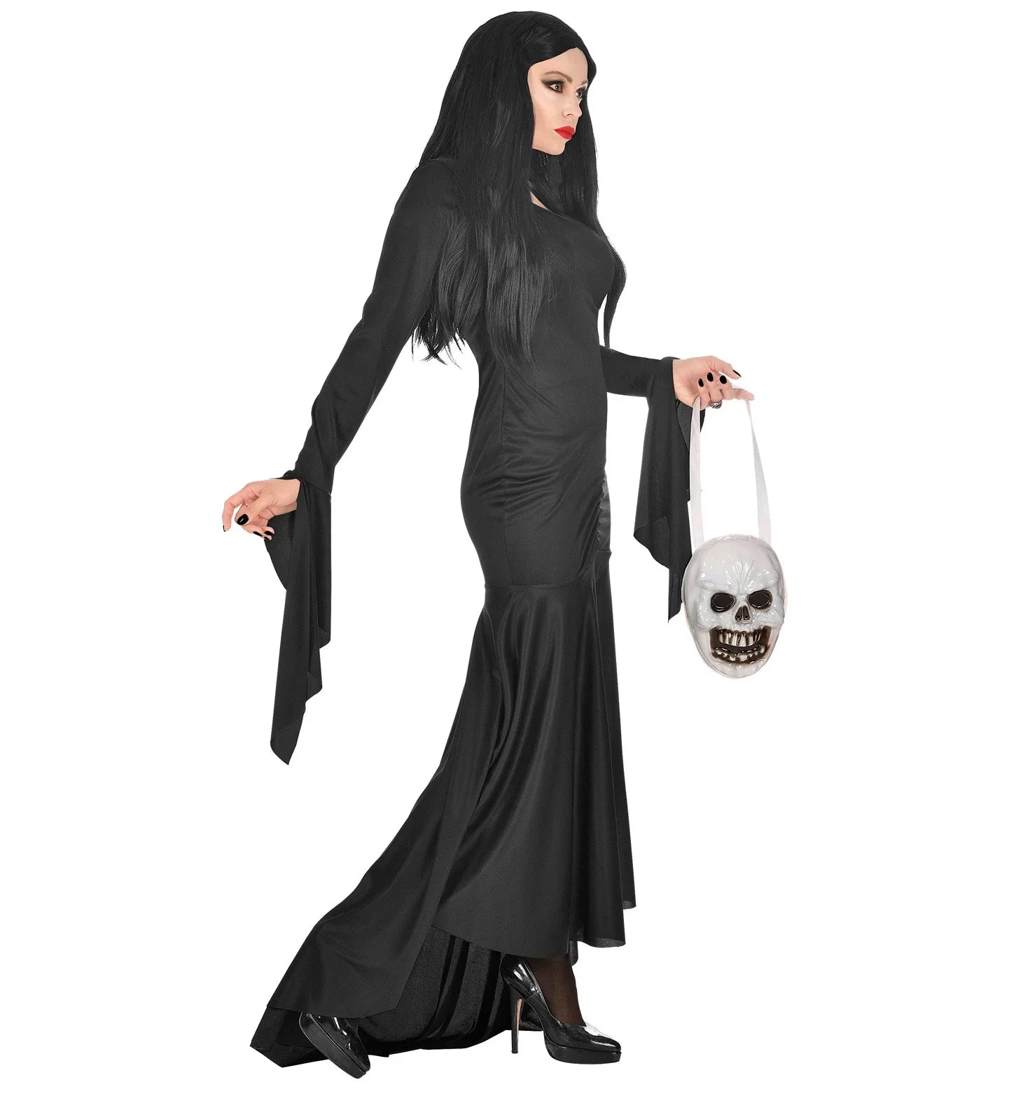 Disfraz de Morticia Elegante para Mujer Morticia Addams Widmann