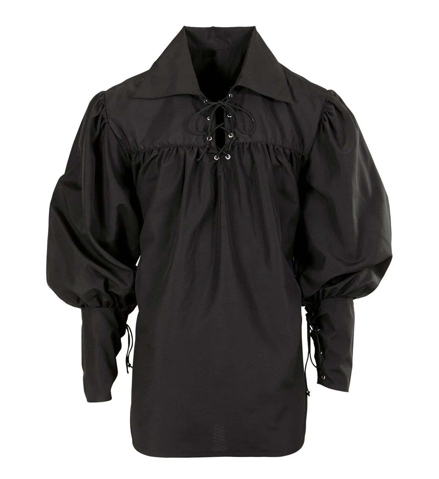 Camisa Medieval Negra para Adulto Medieval Widmann
