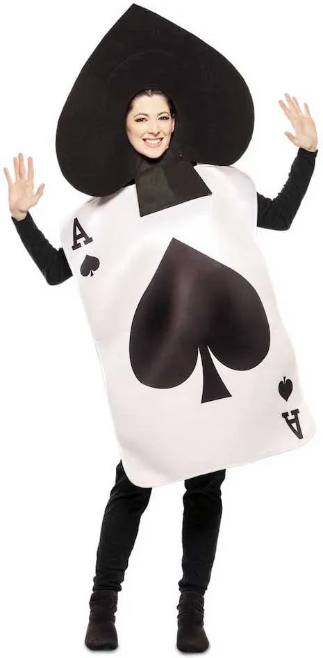 Disfraz de Carta As de Picas para Adulto Cartas Poker EuroCarnavales